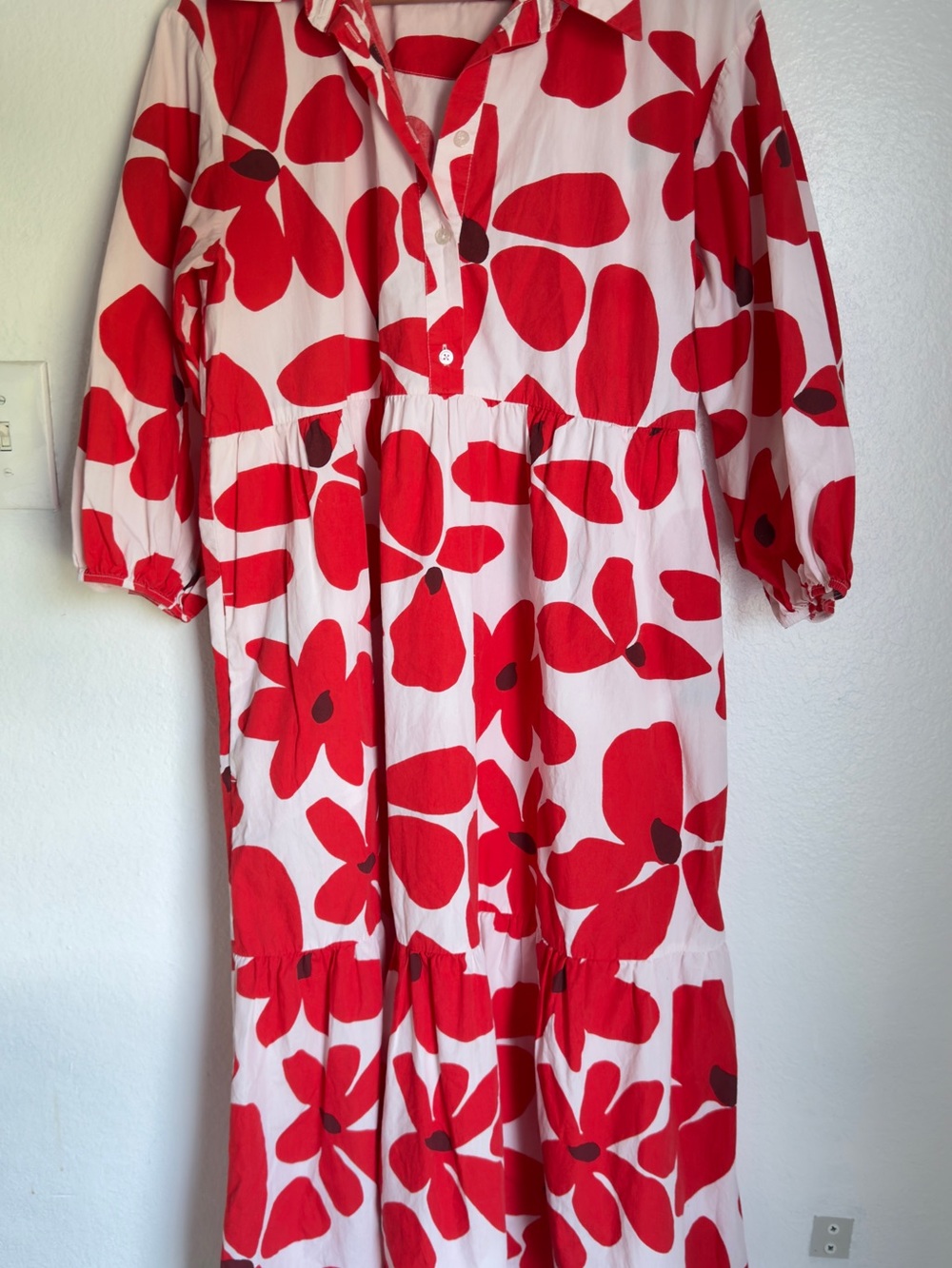 Maeve by Anthropologie Floral Maxi Dress Size L
